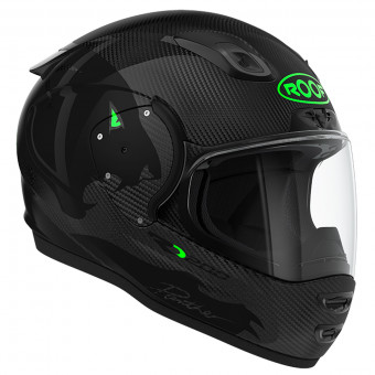 Integral Roof RO200 Carbon Panther Negro Verde Fosforescente