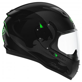 Roof RO200 Carbon Panther Negro Verde Fosforescente