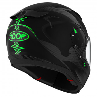 Roof RO200 Carbon Panther Negro Verde Fosforescente
