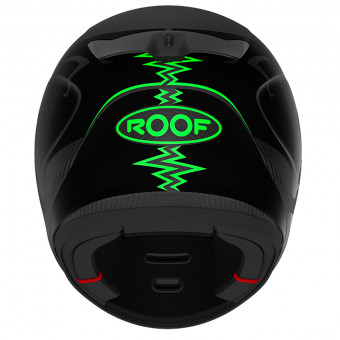 Roof RO200 Carbon Panther Negro Verde Fosforescente