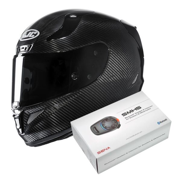 Integral HJC RPHA 11 Carbon Black + Kit Bluetooth Sena SMH5