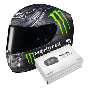 Integral HJC RPHA 11 Crutchlow Replica Black MC5SF + Kit Bluetooth Sena SMH5