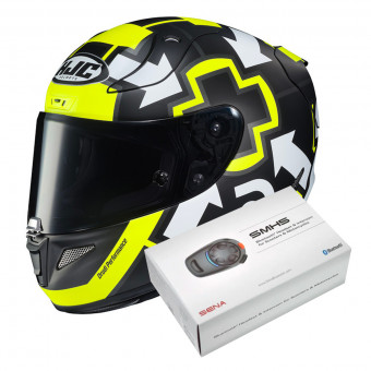 Integral HJC RPHA 11 Iannone Replica MC4HSF + Kit Bluetooth Sena SMH5
