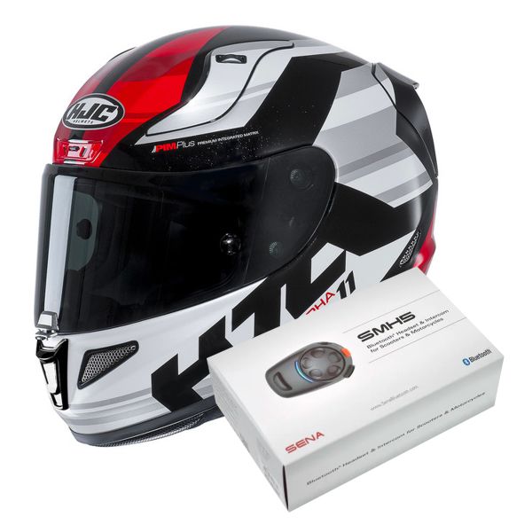Integral HJC RPHA 11 Naxos MC1 + Kit Bluetooth Sena SMH5