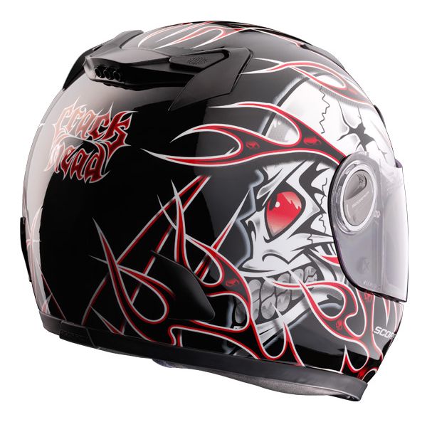 Scorpion EXO 700 Crackhead Rojo