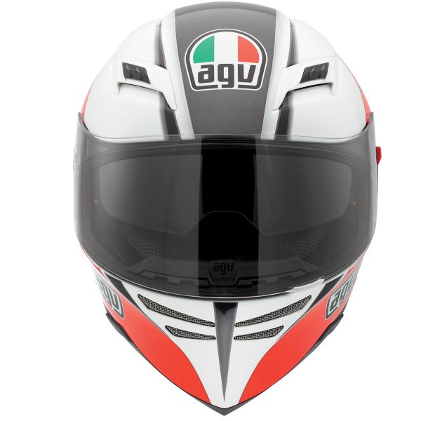 AGV Skyline Block Blanco Rojo