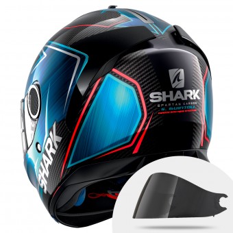 Shark Spartan Carbon Guintoli DUB + Visera Ahumada Oscura