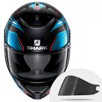 Shark Spartan Carbon Guintoli DUB + Visera Ahumada Oscura