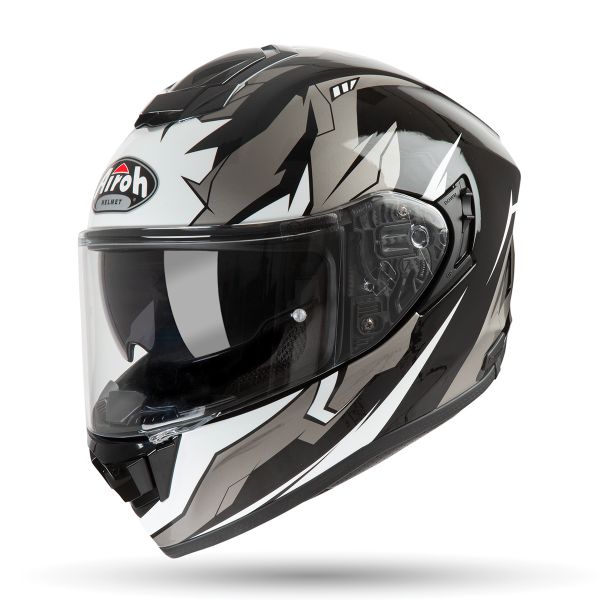 Integral Airoh ST 501 Bionic Cromado Blanco