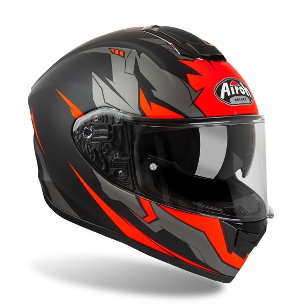 Airoh ST 501 Bionic Cromado Naranja