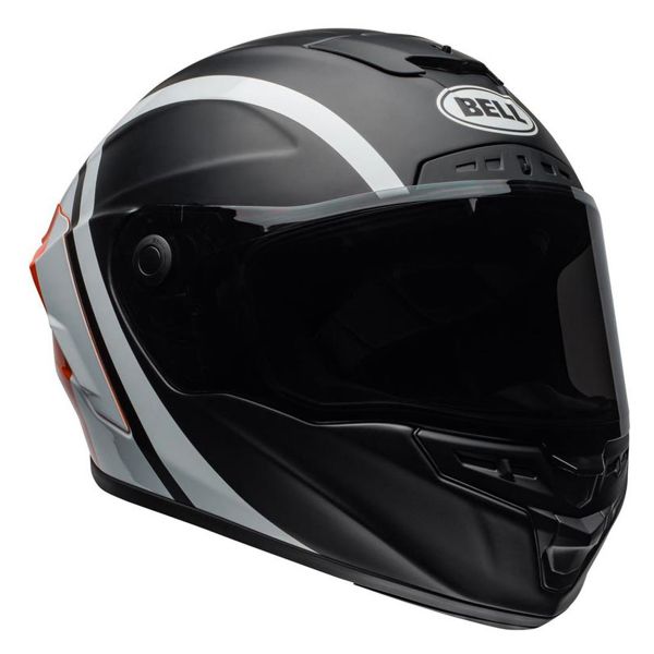 Integral Bell Star Mips Tantrum Matte Black White Orange