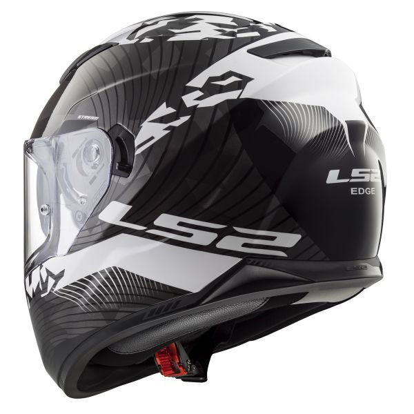 LS2 Stream Evo Hype Black White Titanium FF320