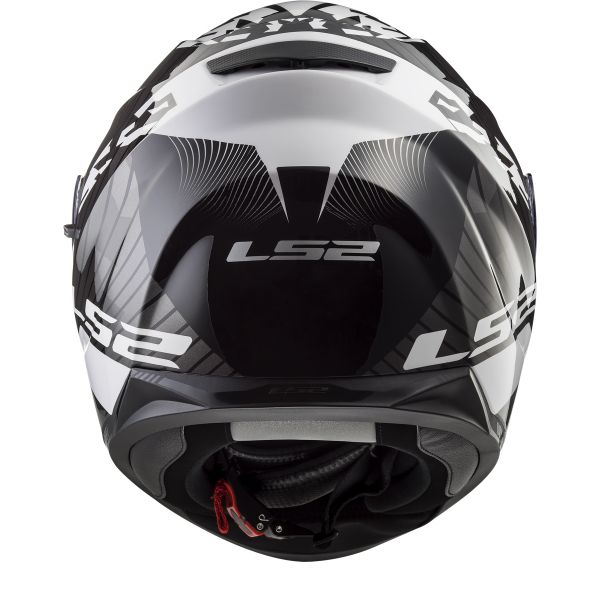 LS2 Stream Evo Hype Black White Titanium FF320