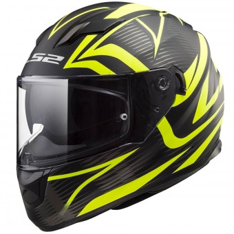 Integral LS2 Stream Evo Jink Matt Black H-V Yellow FF320