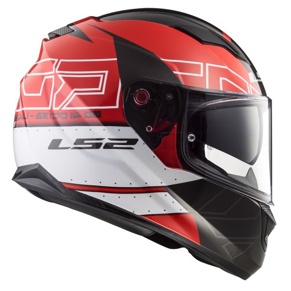 LS2 Stream Evo Kub Black Red FF320