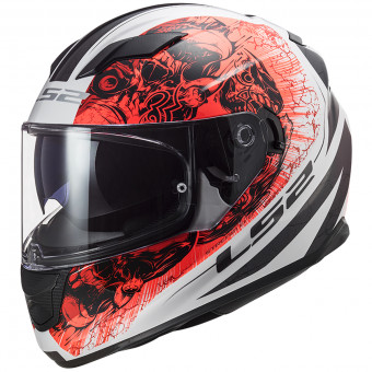 Integral LS2 Stream Evo Throne White Orange FF320