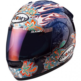 Integral Suomy Extreme Flowers Blue Black KSSEF6