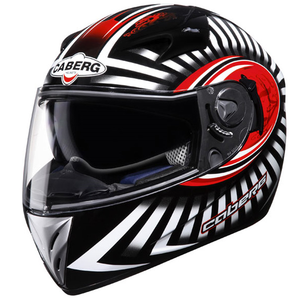 Integral Caberg V2R Zonda Negro Rojo