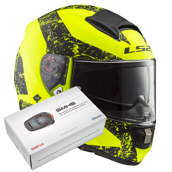 Integral LS2 Vector Sign Matt H-V Yellow Black FF397