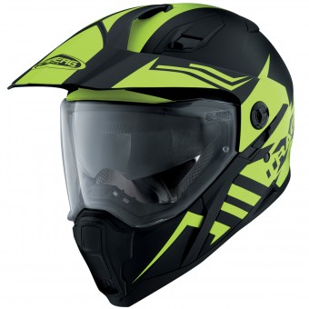 Casque Integral Caberg Xtrace Lux Matt Black Yellow Fluo Casque Integral Caberg Xtrace Lux Matt Black Yellow Fluo