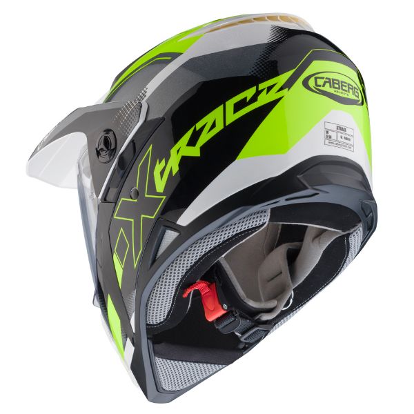 Caberg Xtrace Spark Blanco Antracita Amarillo