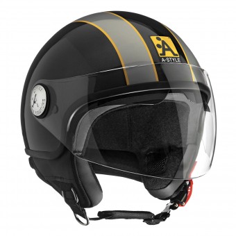 Astyle A-Style Double Visor Black Grey