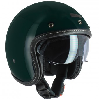 Casque jet UBIKE Challenge English Green Casque jet UBIKE Challenge English Green