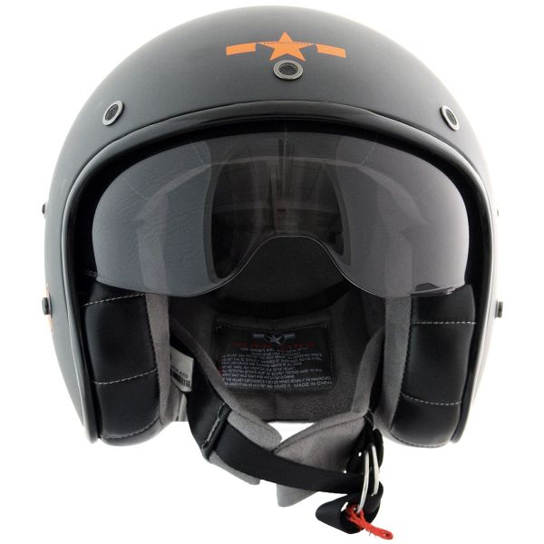 HARISSON Corsair Star Deco Gris Mate Naranja