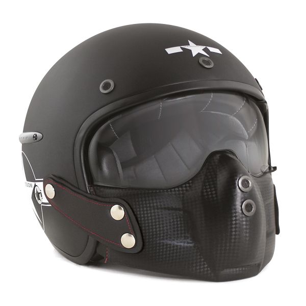 HARISSON Corsair Star Deco Negro Mate Blanco