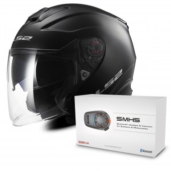 Casque jet LS2 Infinity Matt Black OF521 Casque jet LS2 Infinity Matt Black OF521