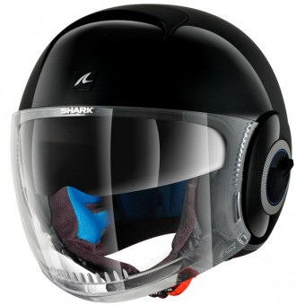 Casque jet Shark Nano Blank BLK Casque jet Shark Nano Blank BLK