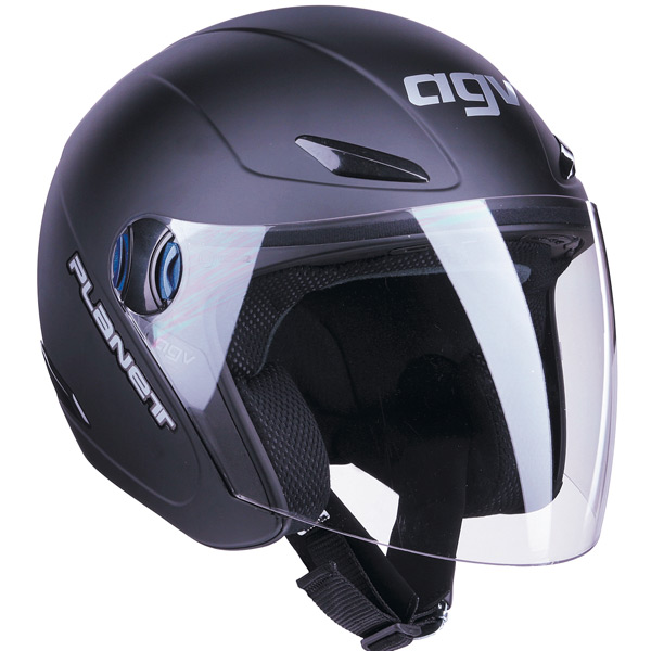 jet AGV Planet Negro Mate