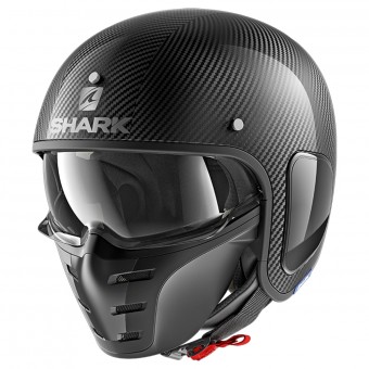 Casque jet Shark S-Drak Blank Carbon Skin DSK Casque jet Shark S-Drak Blank Carbon Skin DSK