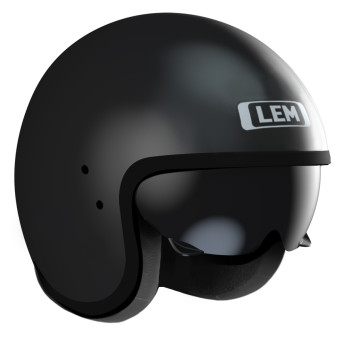 Casque jet LEM Sport Black Casque jet LEM Sport Black