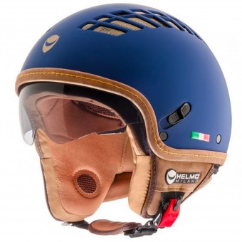 jet Helmo Viacolvento Blue Matt