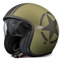 Casque jet Premier Vintage Star Military BM