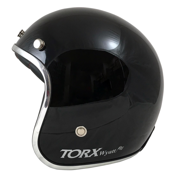 Casco Jet Vintage Torx Wyatt Matt Grey Matt Grey Homologado Casco Jet Vintage Torx Wyatt Matt Grey Matt Grey Homologado