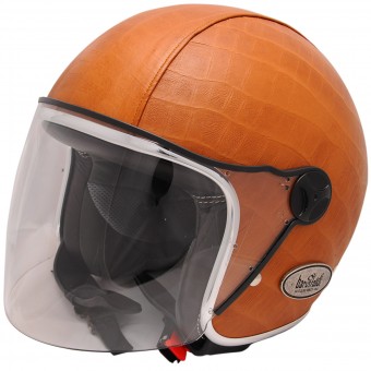 Casque jet Baruffaldi Zeon Vintage 2.0 Crocco Camel Interior negro Casque jet Baruffaldi Zeon Vintage 2.0 Crocco Camel Interior negro