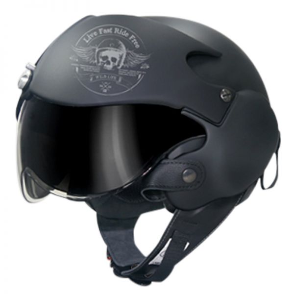 jet GPA Aircraft Skull Negro Mate