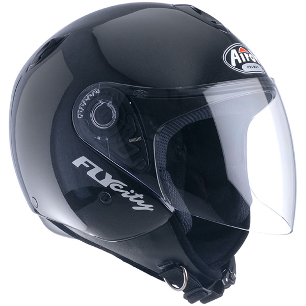 jet Airoh Fly City Negro Metal FYN