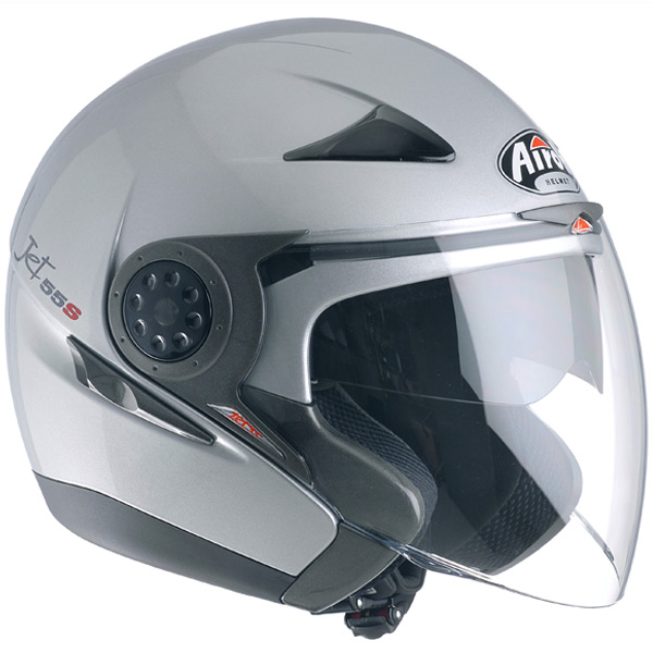 jet Airoh JET 55S Gris Metal JTSG