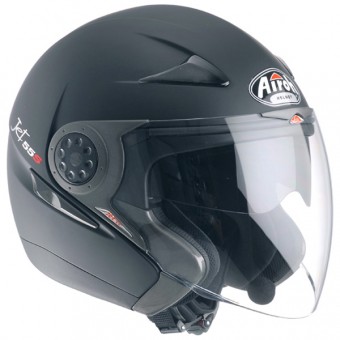 jet Airoh JET 55S Negro Mate JTSNO