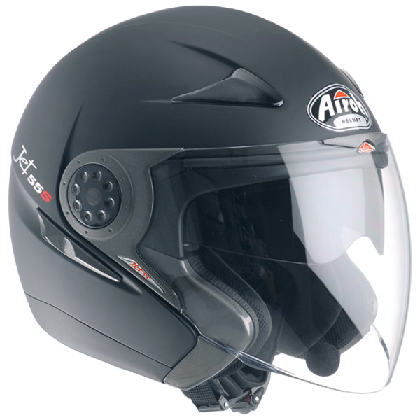 jet Airoh JET 55S Negro Mate JTSNO