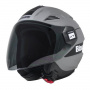 Casque jet Blauer Bratt Grey Matt Black