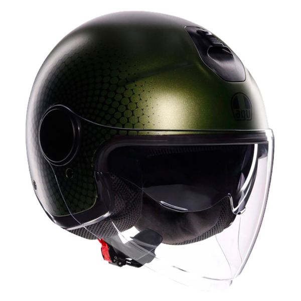 jet AGV Eteres Andora Matt Green Black