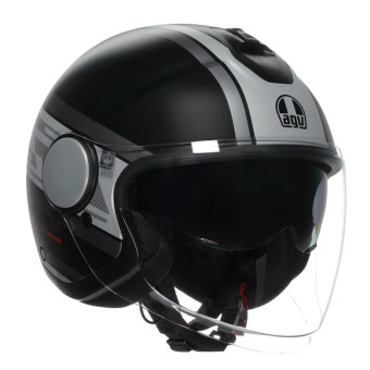 jet AGV Eteres Mondello Matt Black Grey