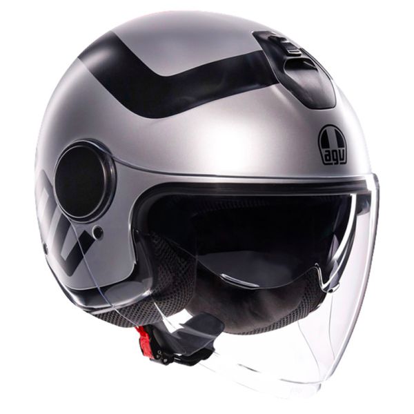 jet AGV Eteres Rimini Matt Grey Black