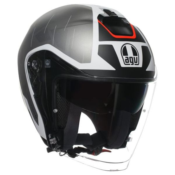 jet AGV Irides Trieste Black White Red jet AGV Irides Trieste Black White Red