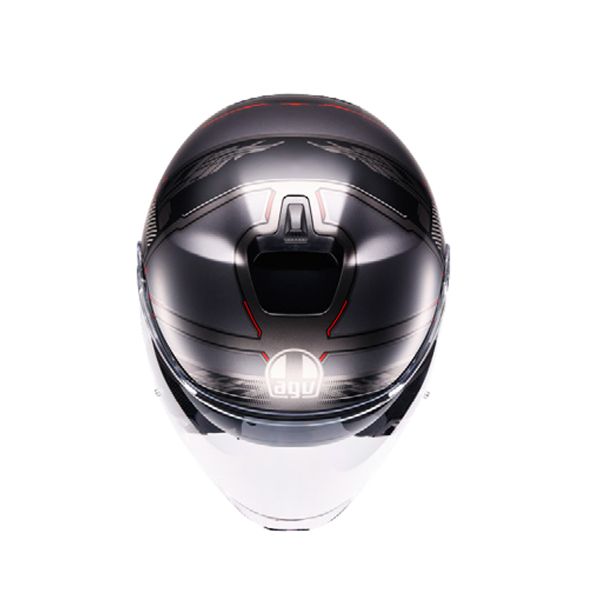 AGV Irides Zagabira Matt Gunmetal Red