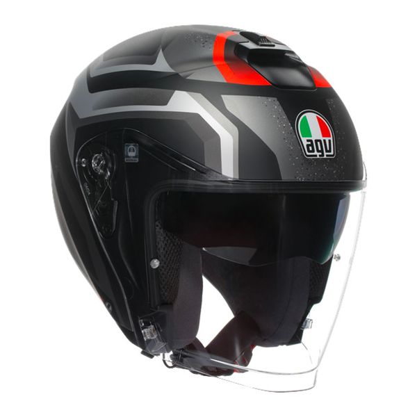 jet AGV Irides Zurigo Matt Black Grey jet AGV Irides Zurigo Matt Black Grey